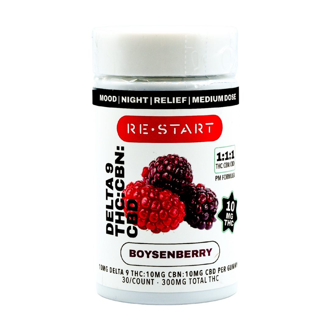 THC CBN CBD Gummies 30mg Boysenberry *Special Buy / 4-Ct (Reg. Price $12)